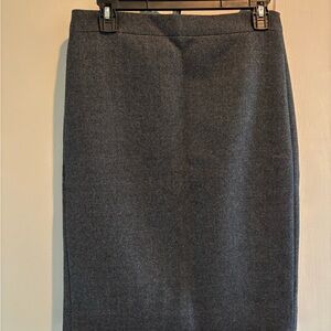 J. Crew Charcoal Pencil Skirt